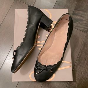 Kate Spade Yasmin Leather Block Heel